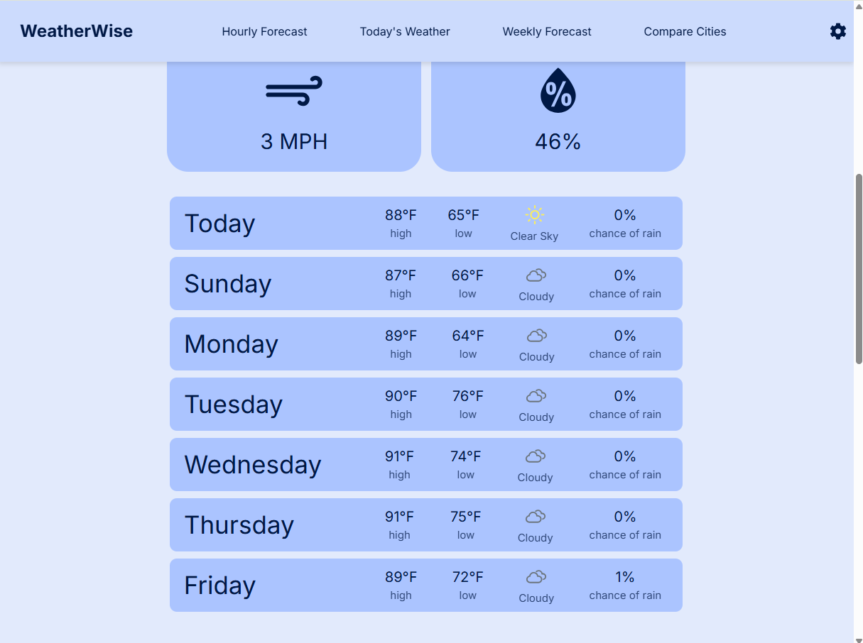 WeatherWise screenshot 3